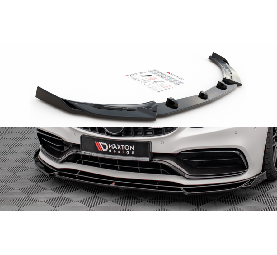 Maxton Design Front Splitter V.2 Mercedes-AMG C63 Coupe AMG Aero Pack C205 Facelift