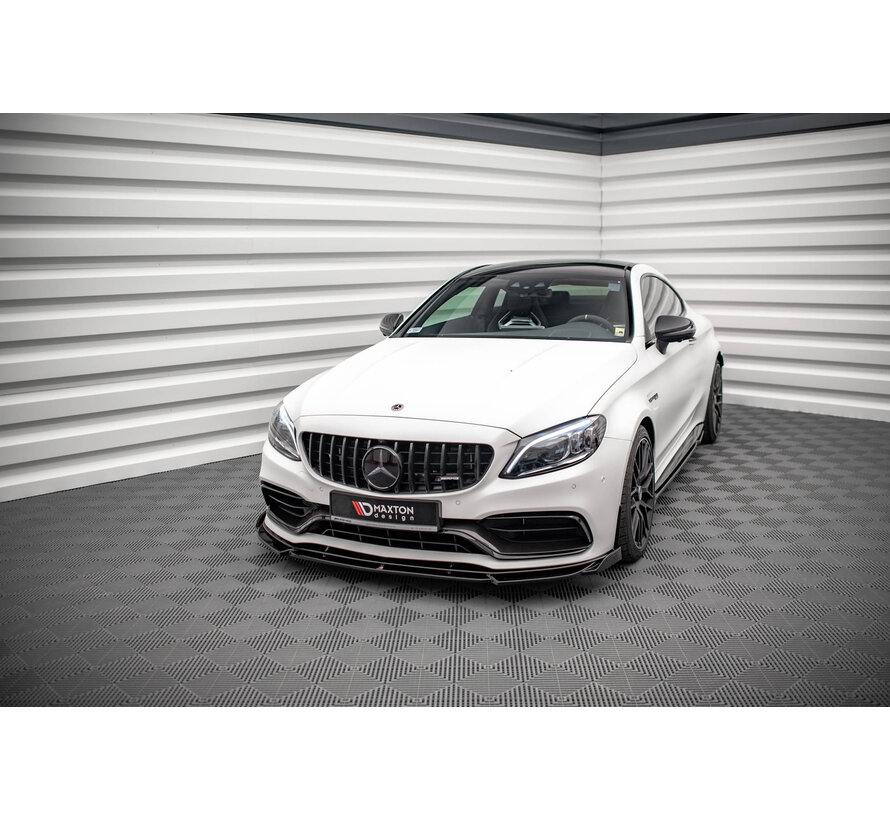 Maxton Design Front Splitter V.2 Mercedes-AMG C63 Coupe AMG Aero Pack C205 Facelift