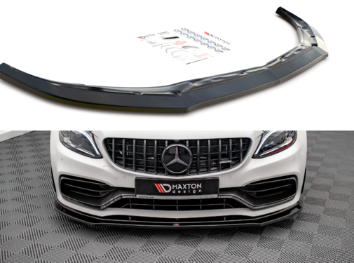 Maxton Design Maxton Design Front Splitter V.3 Mercedes-AMG C63 AMG Aero Pack C205 Facelift