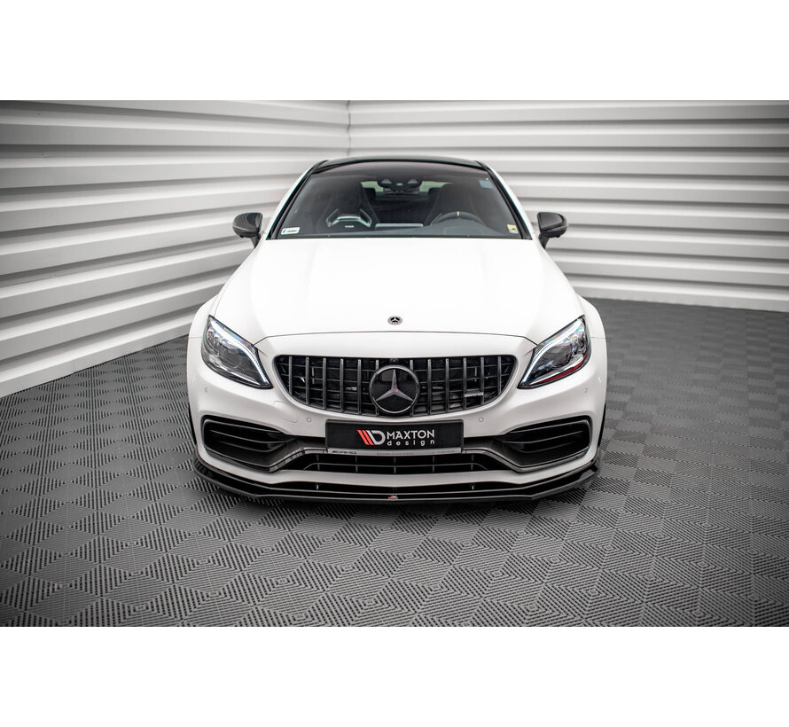 Maxton Design Front Splitter V.3 Mercedes-AMG C63 AMG Aero Pack C205 Facelift