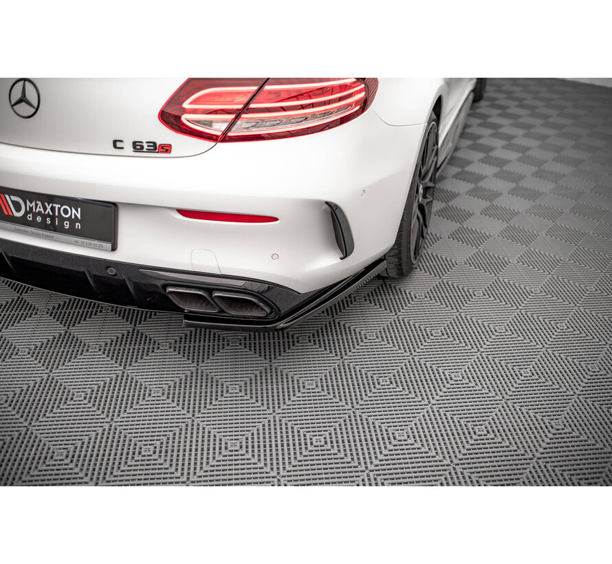 Maxton Design Rear Side Splitters Mercedes-AMG C 63AMG Coupe C205 Facelift