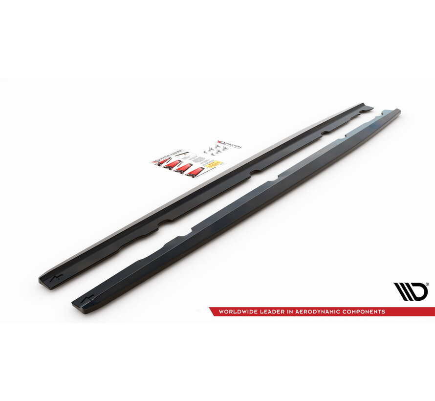 Maxton Design Side Skirts Diffusers V.1 Mercedes-AMG C 63AMG Coupe C205 Facelift