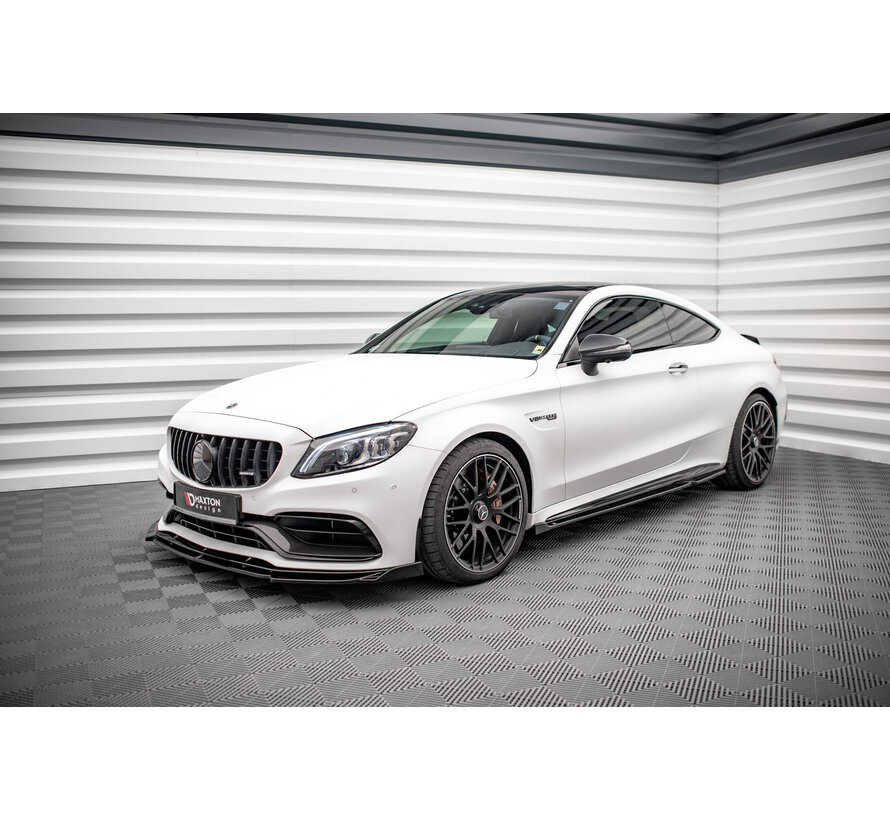 Maxton Design Side Skirts Diffusers V.2 Mercedes-AMG C 63AMG Coupe C205 Facelift