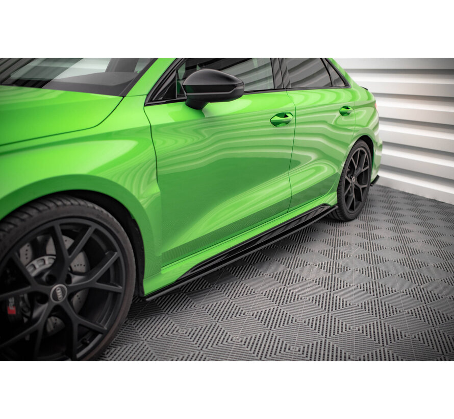 Maxton Design Street Pro Side Skirts Diffusers Audi RS3 Sedan 8Y