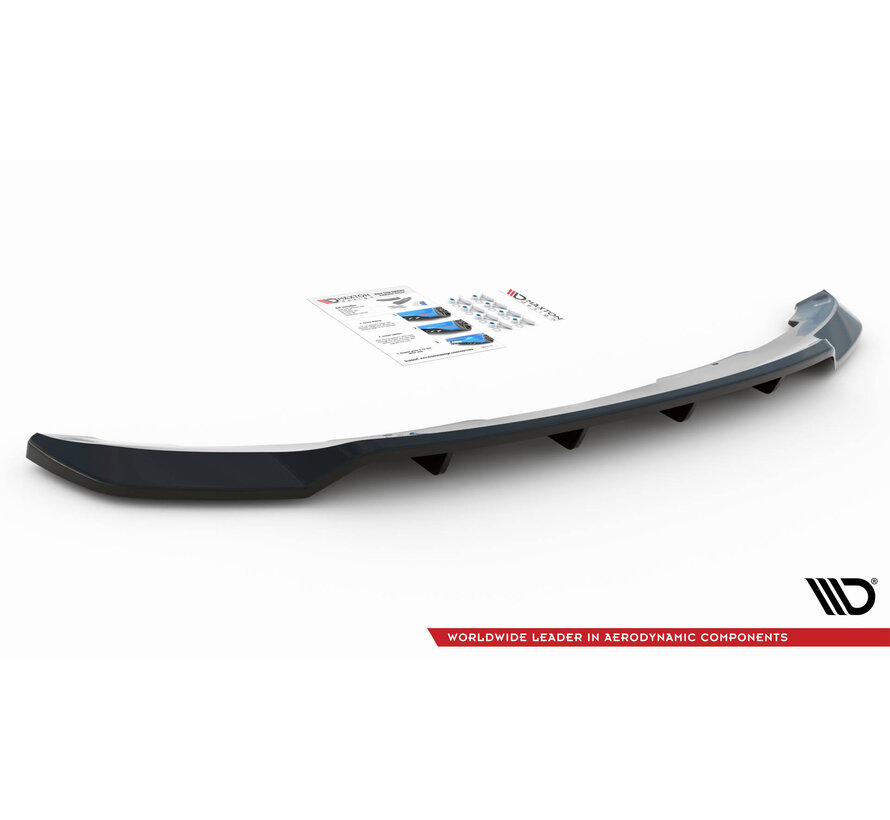 Maxton Design Central Rear Splitter (with vertical bars) BMW i3 Mk1 Facelift