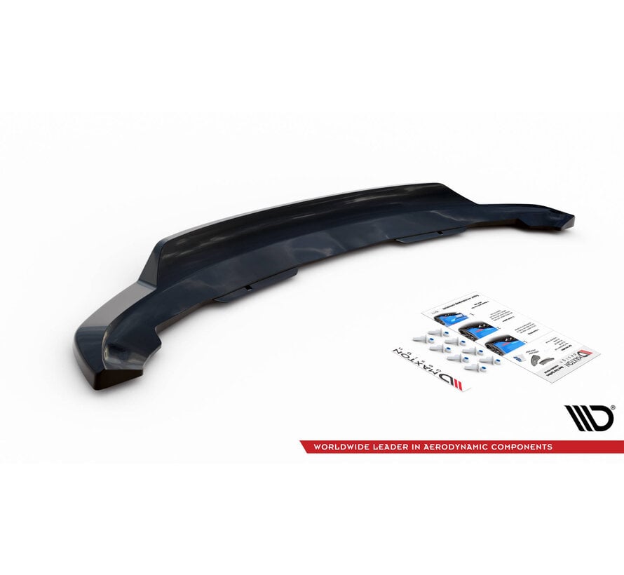 Maxton Design Central Rear Splitter (with vertical bars) BMW i3 Mk1 Facelift