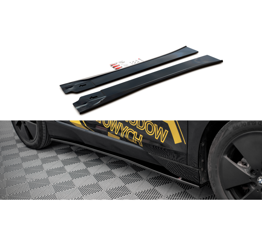 Maxton Design Side Skirts Diffusers BMW i3 Mk1 Facelift