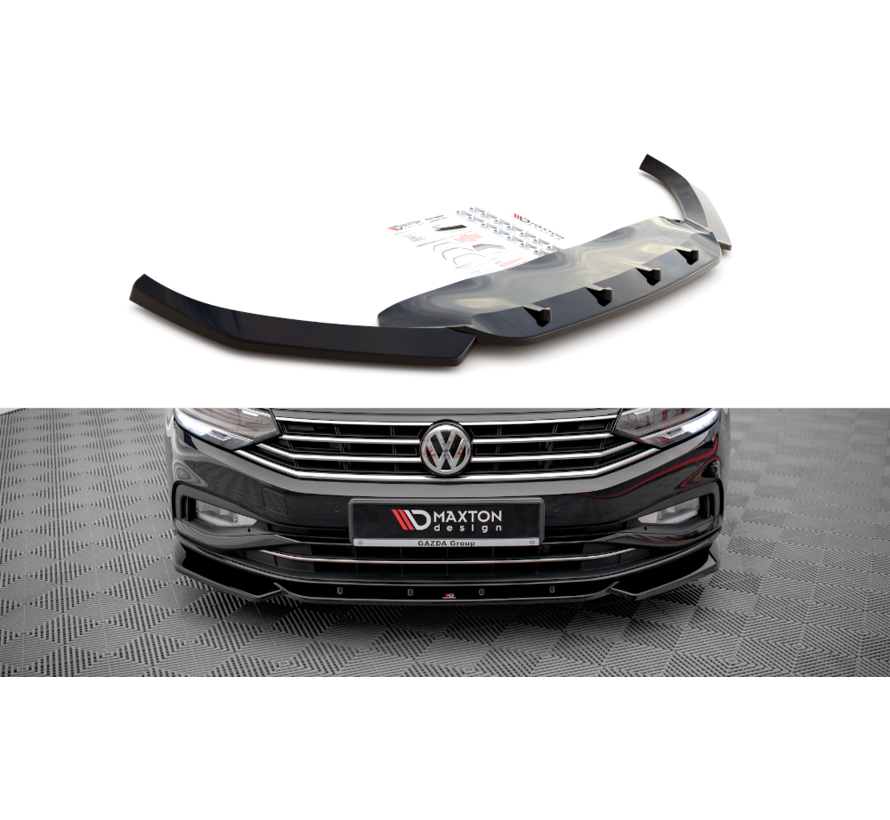 Maxton Design Front Splitter V.1 Volkswagen Passat B8 Facelift