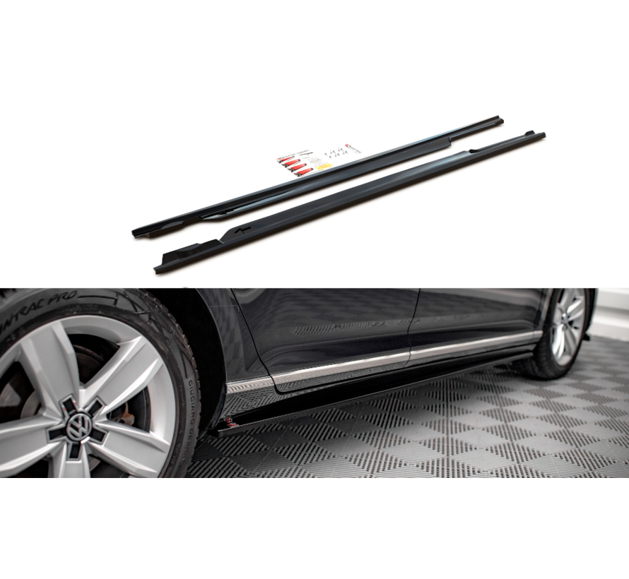 Maxton Design Side Skirts Diffusers Volkswagen Passat B8 Facelift