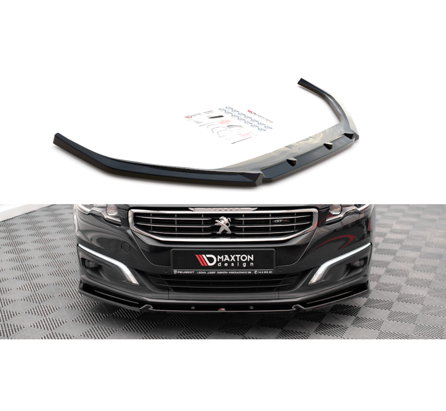 Maxton Design Front Splitter V.1 Peugeot 508 GT Mk1 Facelift