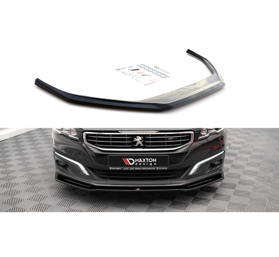 Maxton Design Front Splitter V.2 Peugeot 508 GT Mk1 Facelift