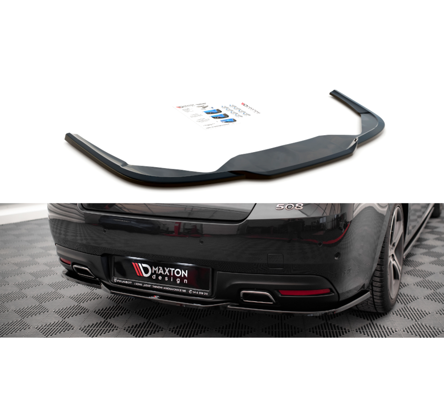 Maxton Design Central Rear Splitter Peugeot 508 GT Mk1 Facelift