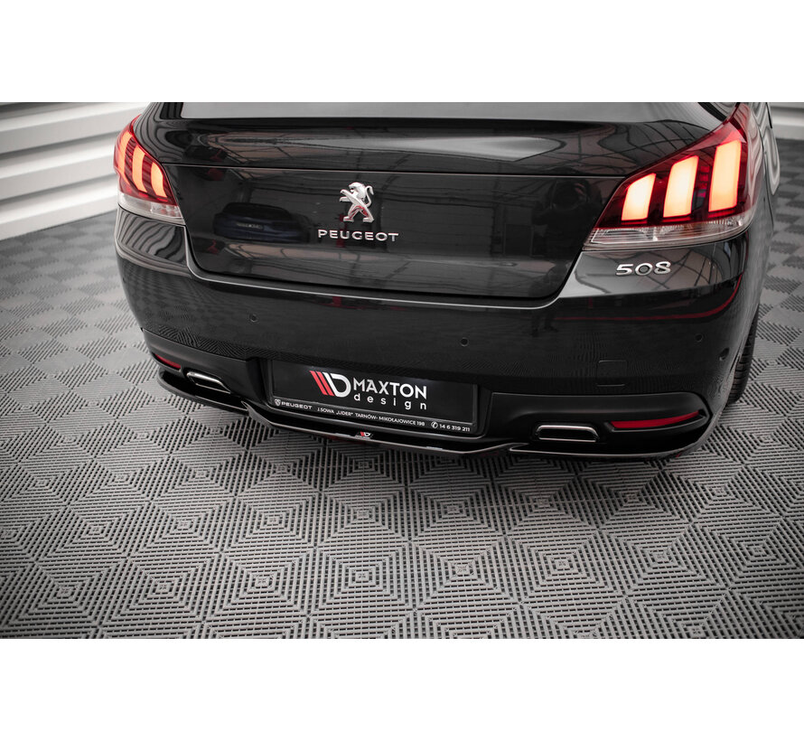 Maxton Design Central Rear Splitter Peugeot 508 GT Mk1 Facelift