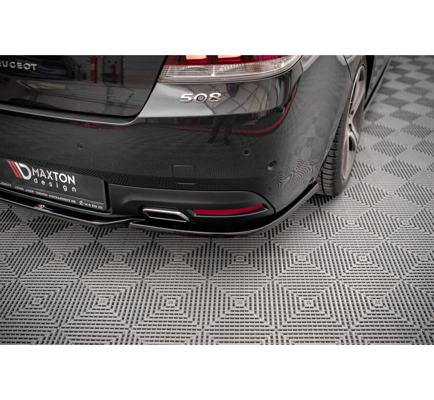 Maxton Design Central Rear Splitter Peugeot 508 GT Mk1 Facelift