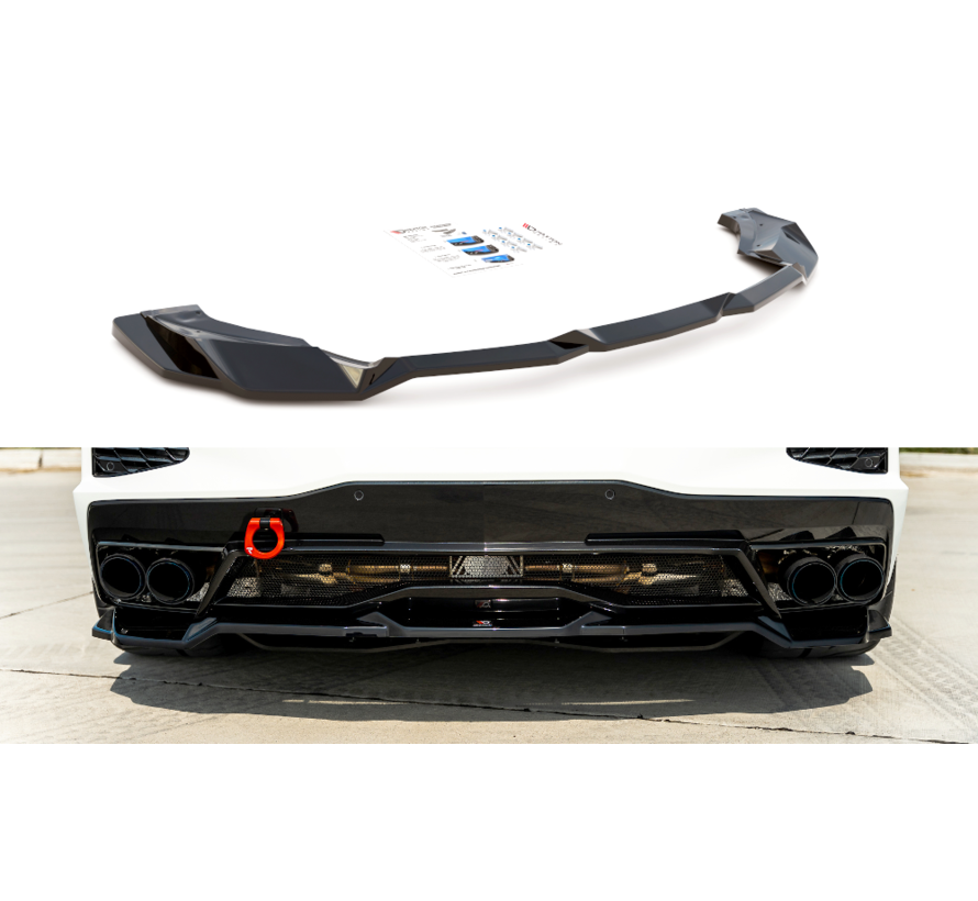 Maxton Design Central Rear Splitter Chevrolet Corvette C8