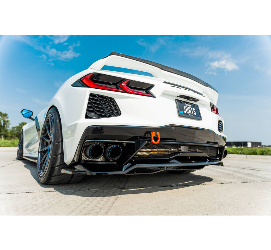 Maxton Design Central Rear Splitter Chevrolet Corvette C8