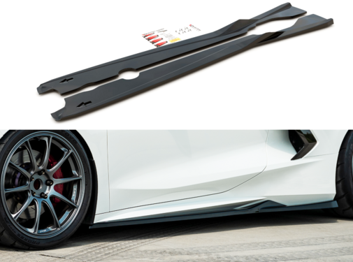 Maxton Design Maxton Design Side Skirts Diffusers Chevrolet Corvette C8
