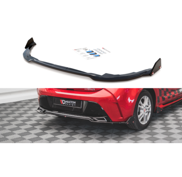 Maxton Design Maxton Design Central Rear Splitter + Flaps  Toyota Corolla GR Sport Hatchback XII