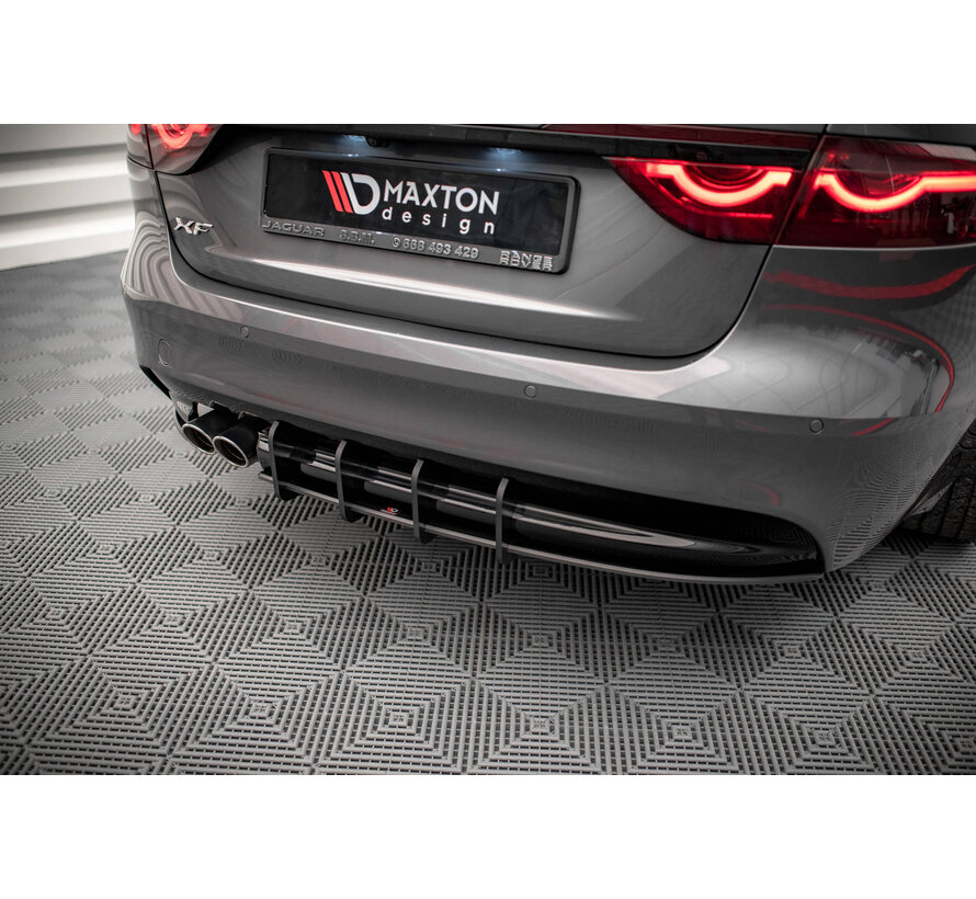 Maxton Design Street Pro Rear Diffuser Jaguar XF R-Sport Mk2