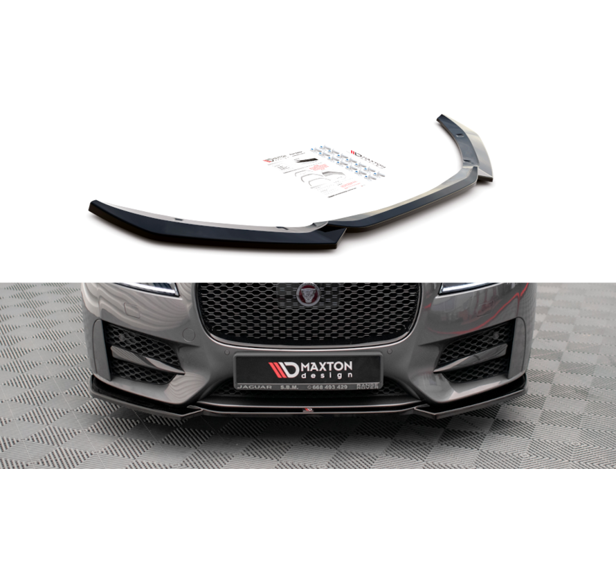 Maxton Design Front Splitter V.1 Jaguar XF R-Sport Mk2