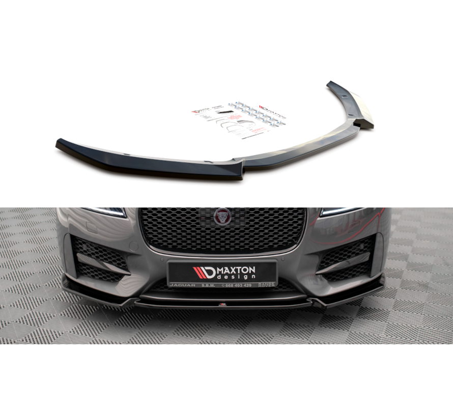 Maxton Design Front Splitter V.2 Jaguar XF R-Sport Mk2