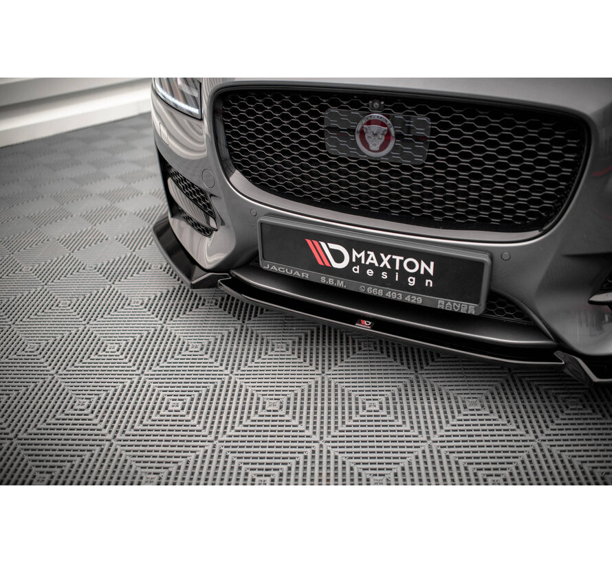 Maxton Design Front Splitter V.2 Jaguar XF R-Sport Mk2