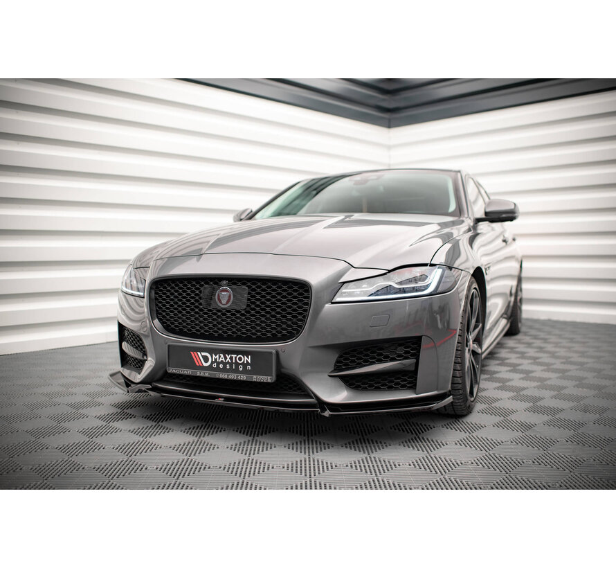 Maxton Design Front Splitter V.2 Jaguar XF R-Sport Mk2