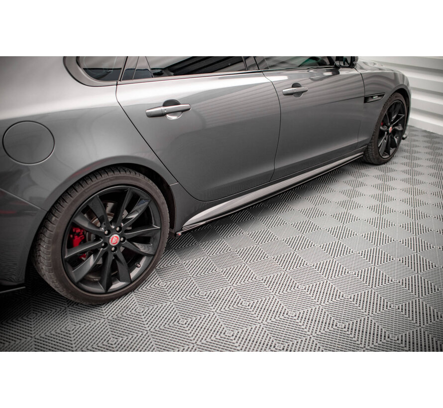 Maxton Design Side Skirts Diffusers Jaguar XF R-Sport Mk2