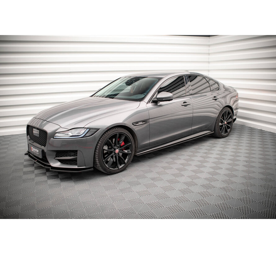 Maxton Design Side Skirts Diffusers Jaguar XF R-Sport Mk2