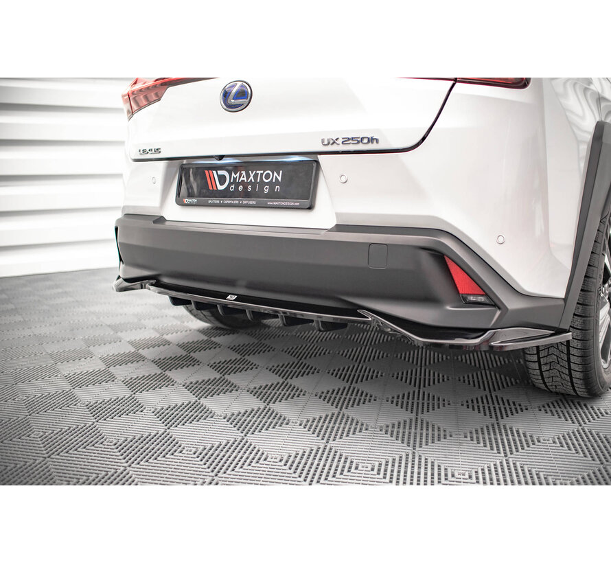 Maxton Design Central Rear Splitter (with vertical bars) Lexus UX Mk1