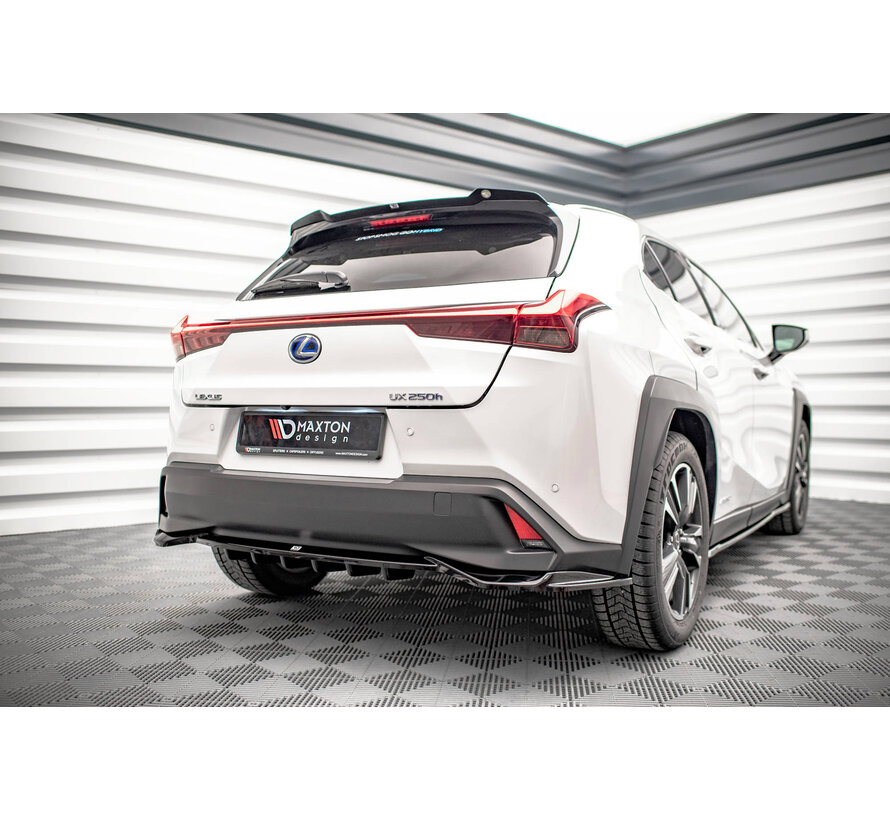 Maxton Design Central Rear Splitter (with vertical bars) Lexus UX Mk1