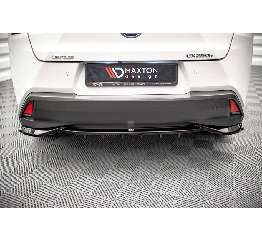 Maxton Design Central Rear Splitter (with vertical bars) Lexus UX Mk1