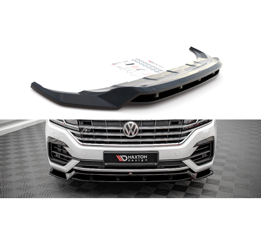 Maxton Design Front Splitter Volkswagen Touareg R-Line Mk3