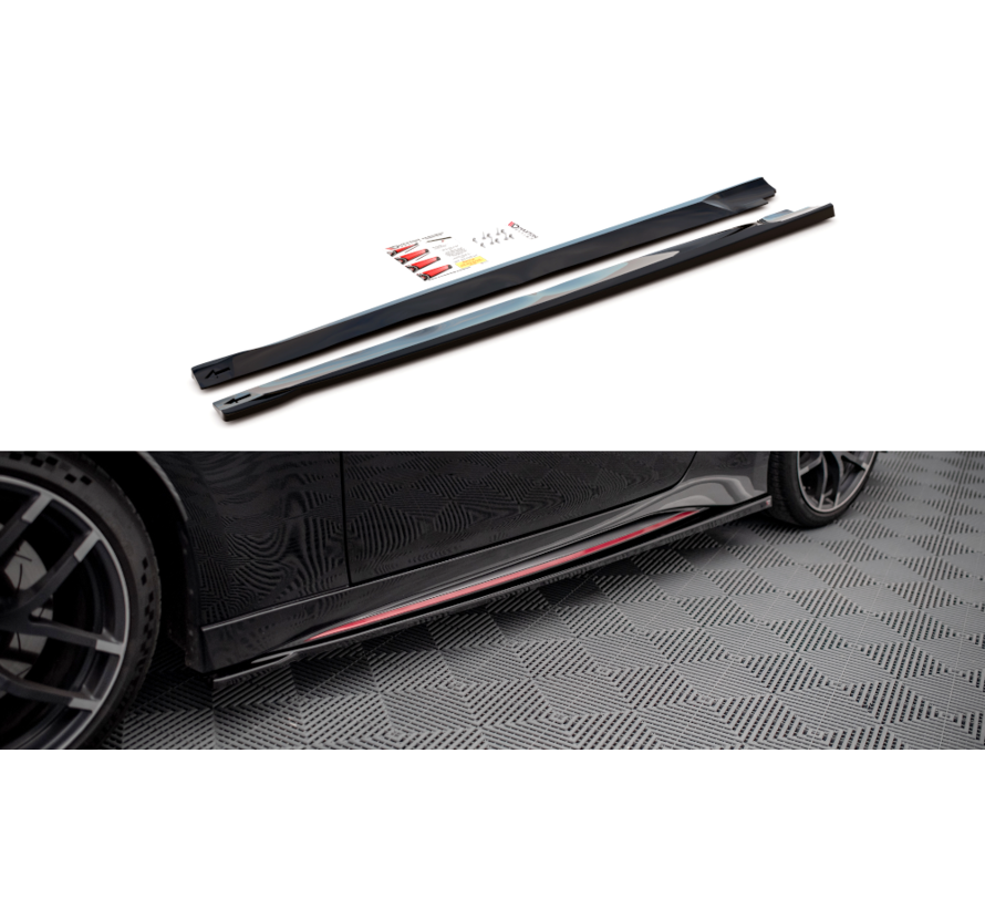 Maxton Design Side Skirts Diffusers V.1 Nissan 370Z Nismo Facelift