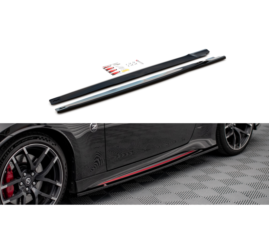 Maxton Design Side Skirts Diffusers V.2 Nissan 370Z Nismo Facelift