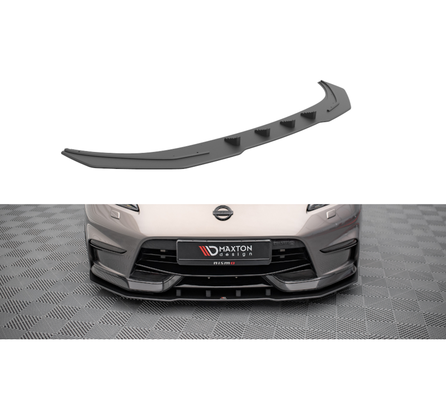 Maxton Design Street Pro Front Splitter Nissan 370Z Nismo Facelift