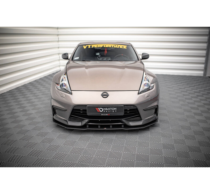 Maxton Design Street Pro Front Splitter Nissan 370Z Nismo Facelift