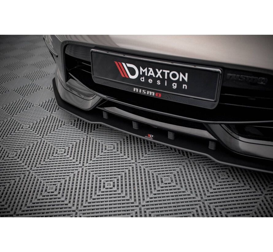 Maxton Design Street Pro Front Splitter Nissan 370Z Nismo Facelift