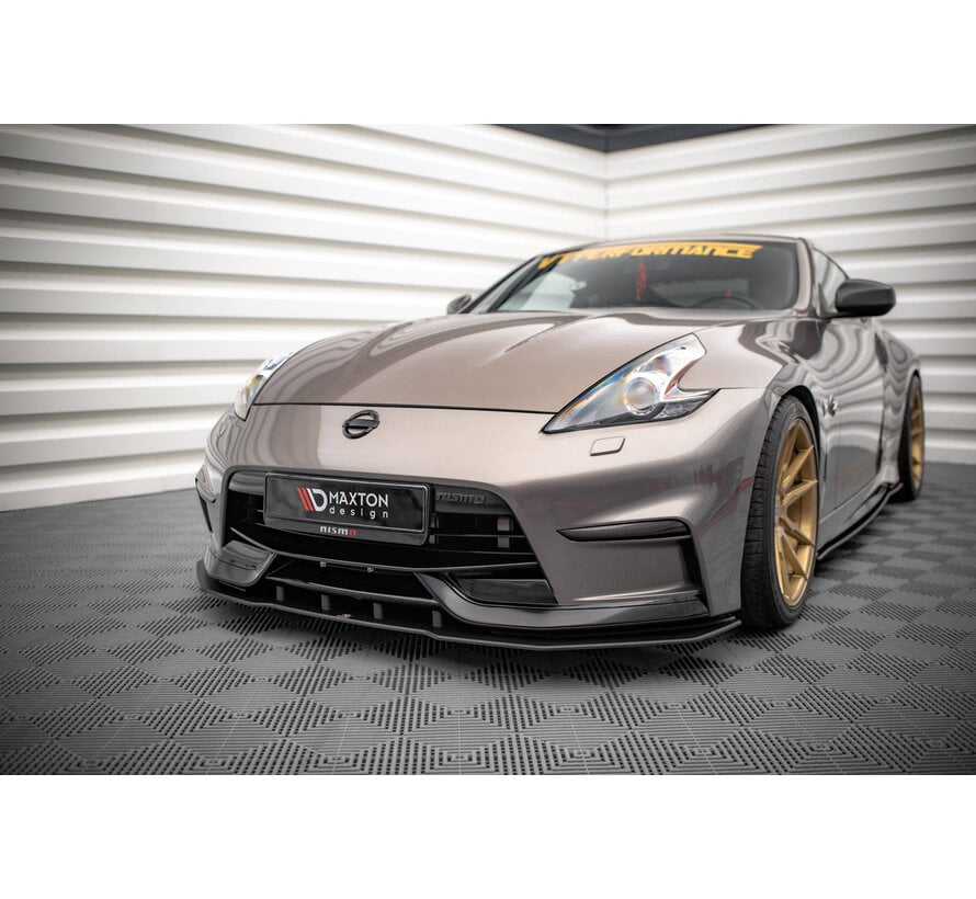 Maxton Design Street Pro Front Splitter Nissan 370Z Nismo Facelift