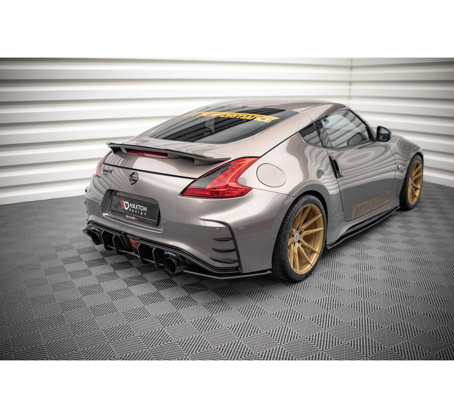 Maxton Design Street Pro Rear Side Splitters Nissan 370Z Nismo Facelift