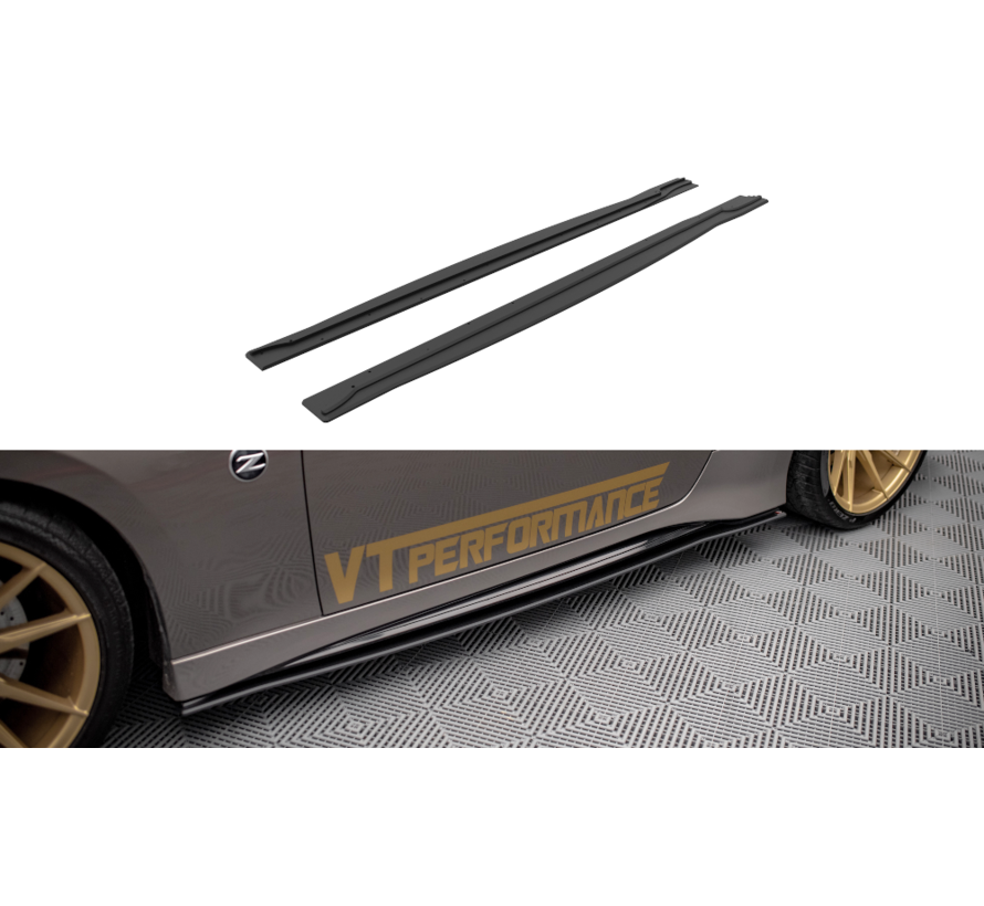 Maxton Design Street Pro Side Skirts Diffusers Nissan 370Z Nismo Facelift