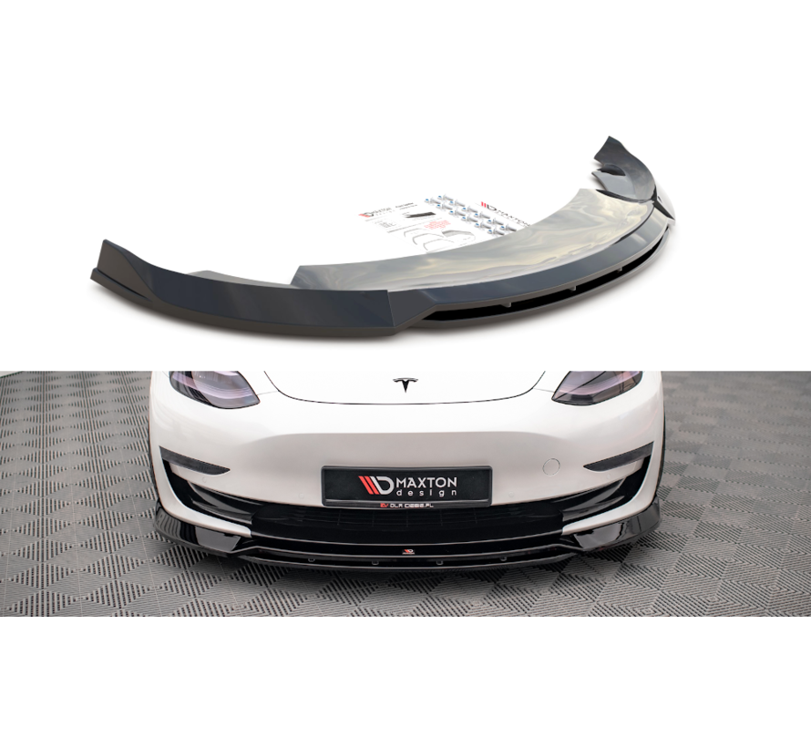 Maxton Design Front Splitter V.3 Tesla Model 3