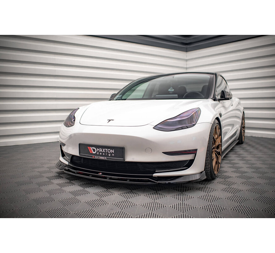 Maxton Design Front Splitter V.3 Tesla Model 3