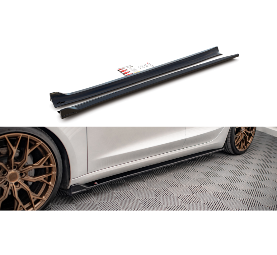 Maxton Design Side Skirts Diffusers V.2 Tesla Model 3