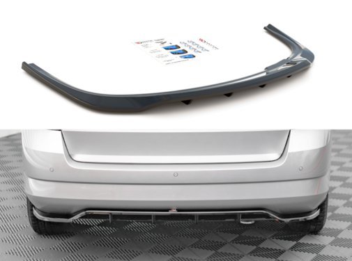 Maxton Design Maxton Design Central Rear Splitter (with vertical bars) Skoda Fabia Combi Mk3