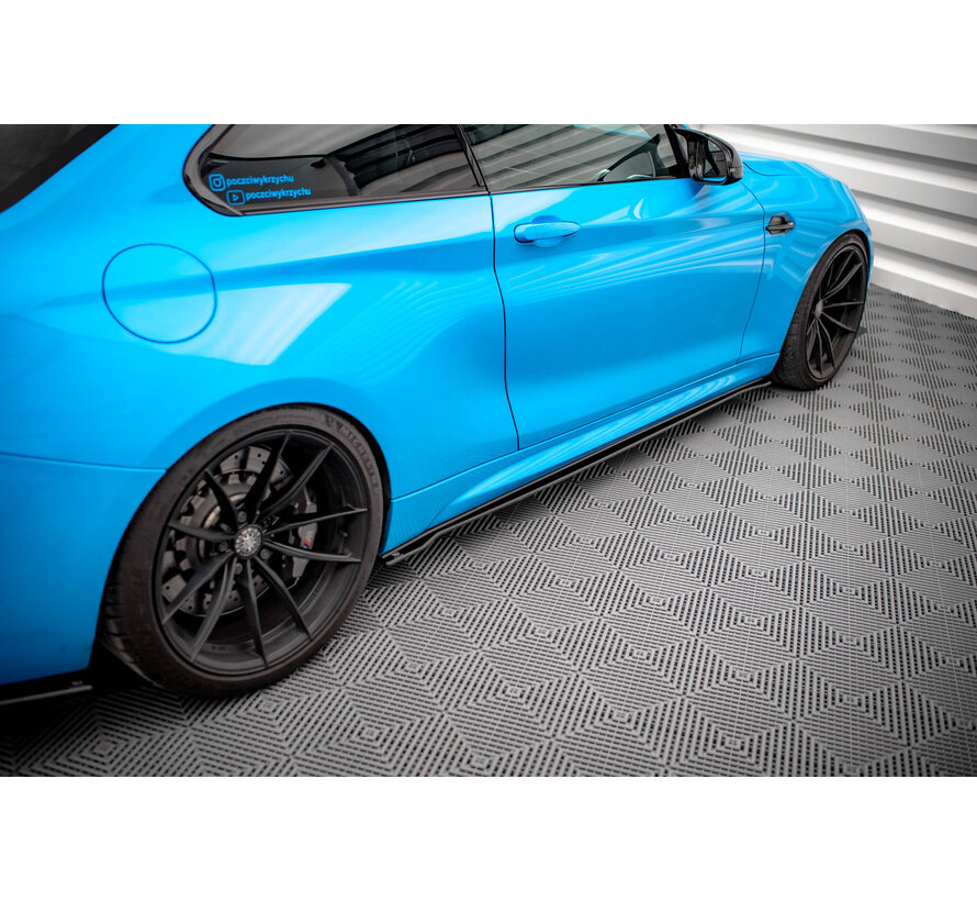 Maxton Design Street Pro Side Skirts Diffusers BMW M2 F87