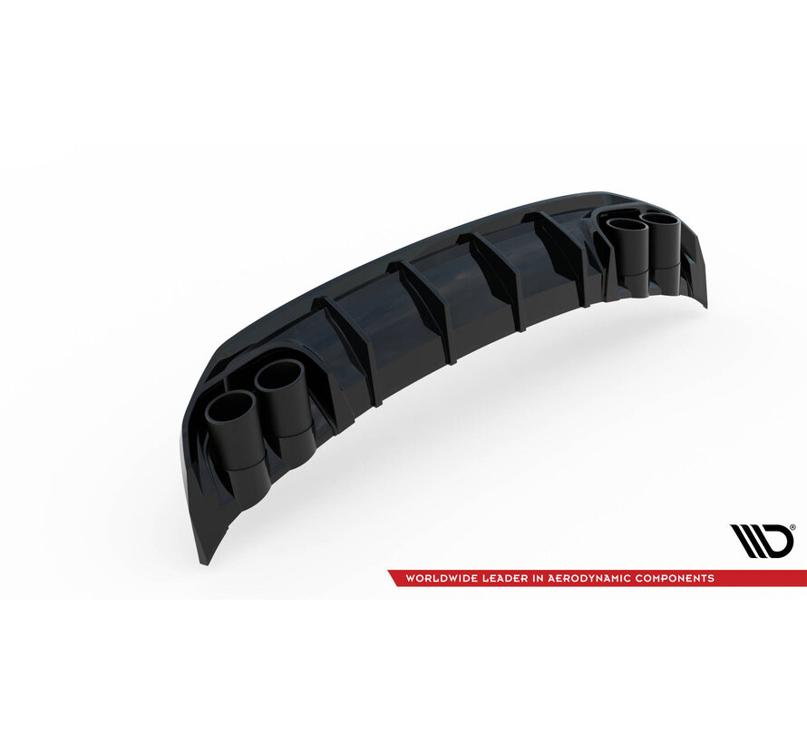 Maxton Design Rear Valance + Exhaust Ends Imitation Audi A3 S-Line Sportback 8Y