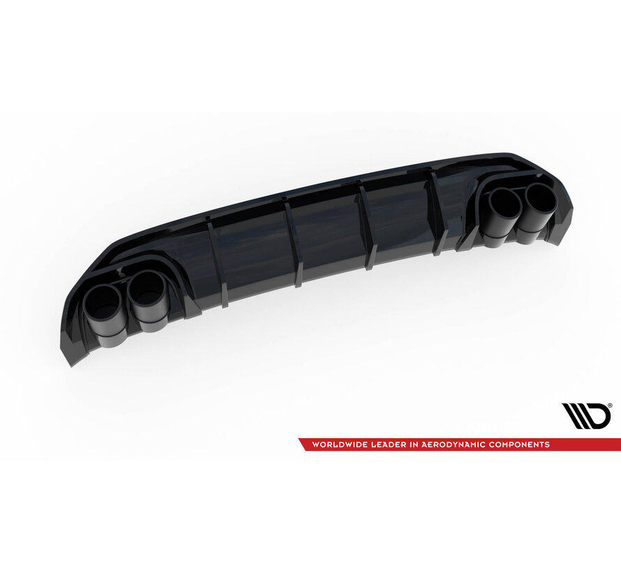 Maxton Design Rear Valance + Exhaust Ends Imitation Audi A3 S-Line Sportback 8Y