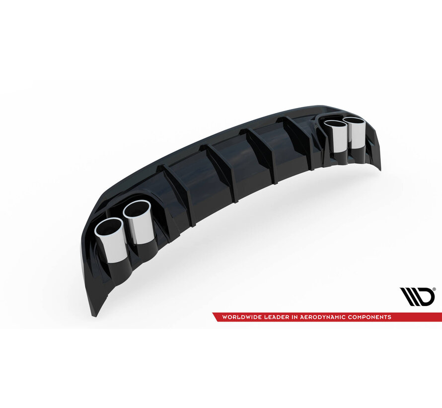 Maxton Design Rear Valance + Exhaust Ends Imitation Audi A3 S-Line Sportback 8Y