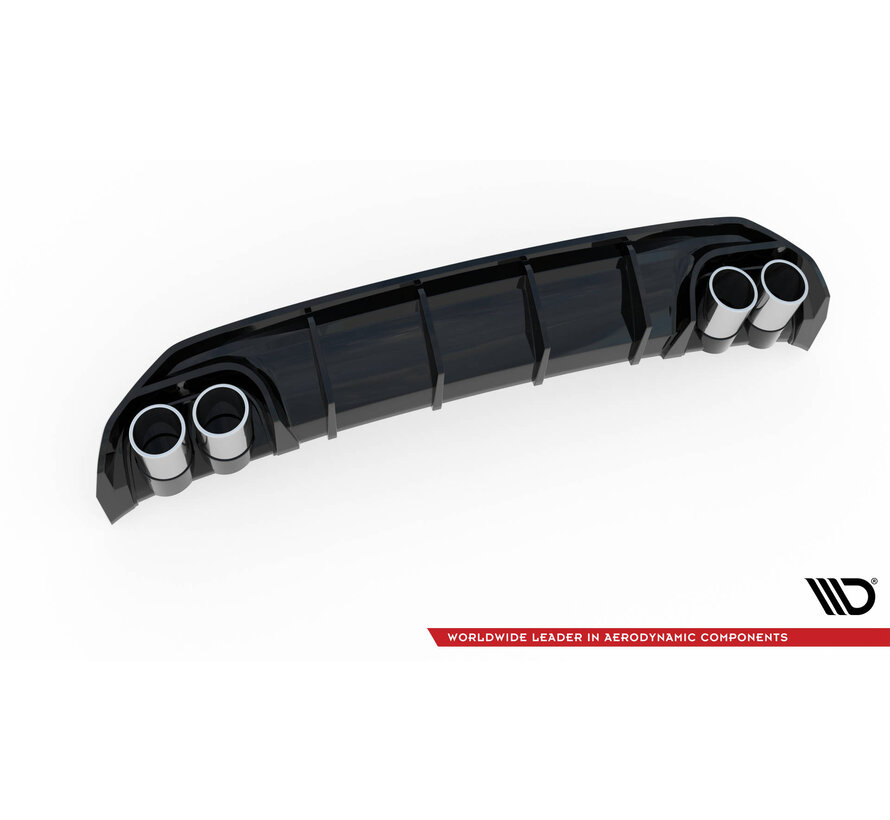 Maxton Design Rear Valance + Exhaust Ends Imitation Audi A3 S-Line Sportback 8Y